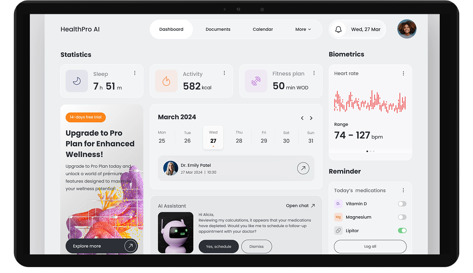 Variety Features Dashboard